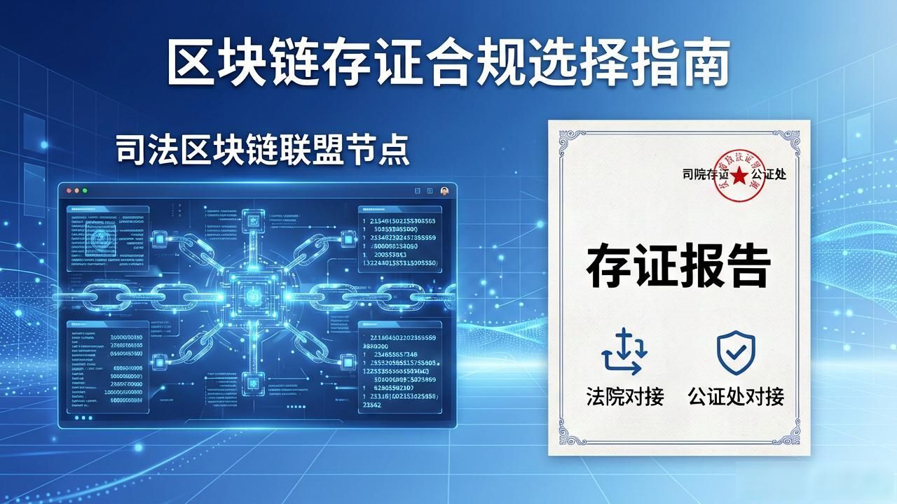 区块链电子证据司法认可_巧用区块链取证_区块链存证平台选择标准